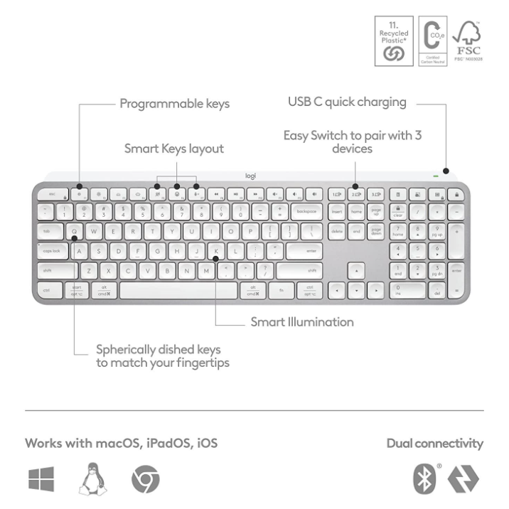 MX Keys S 멀티페어링 기능