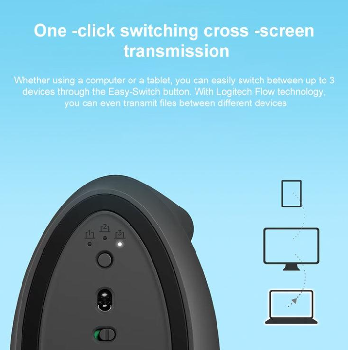 Logitech Lift Easy Switch 멀티 디바이스 연결