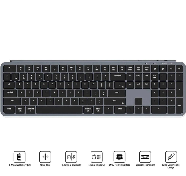 Keychron B6 Pro 2.4GHz 1000Hz 무선 연결